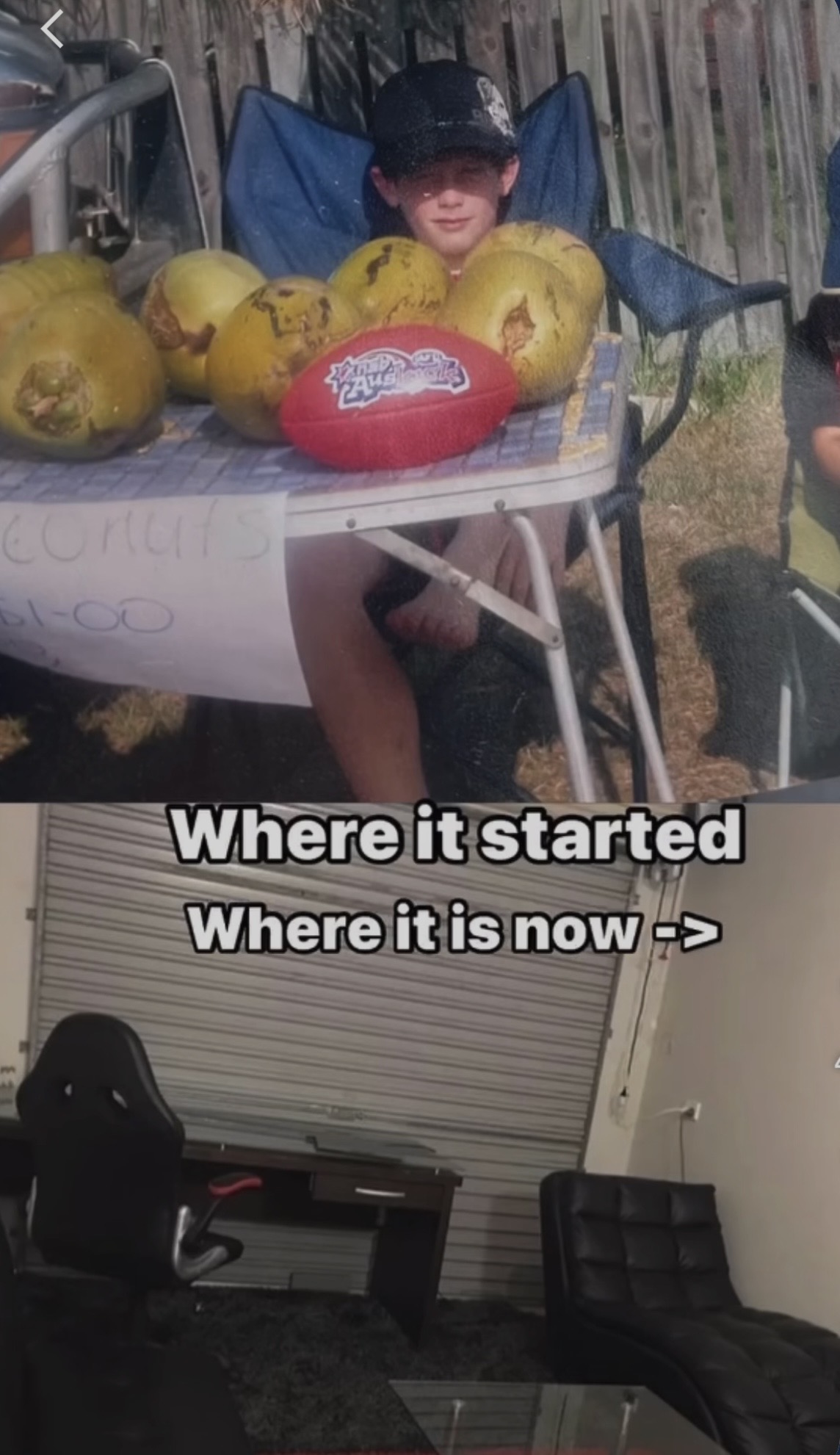 A photograph from where Jesse’s story started